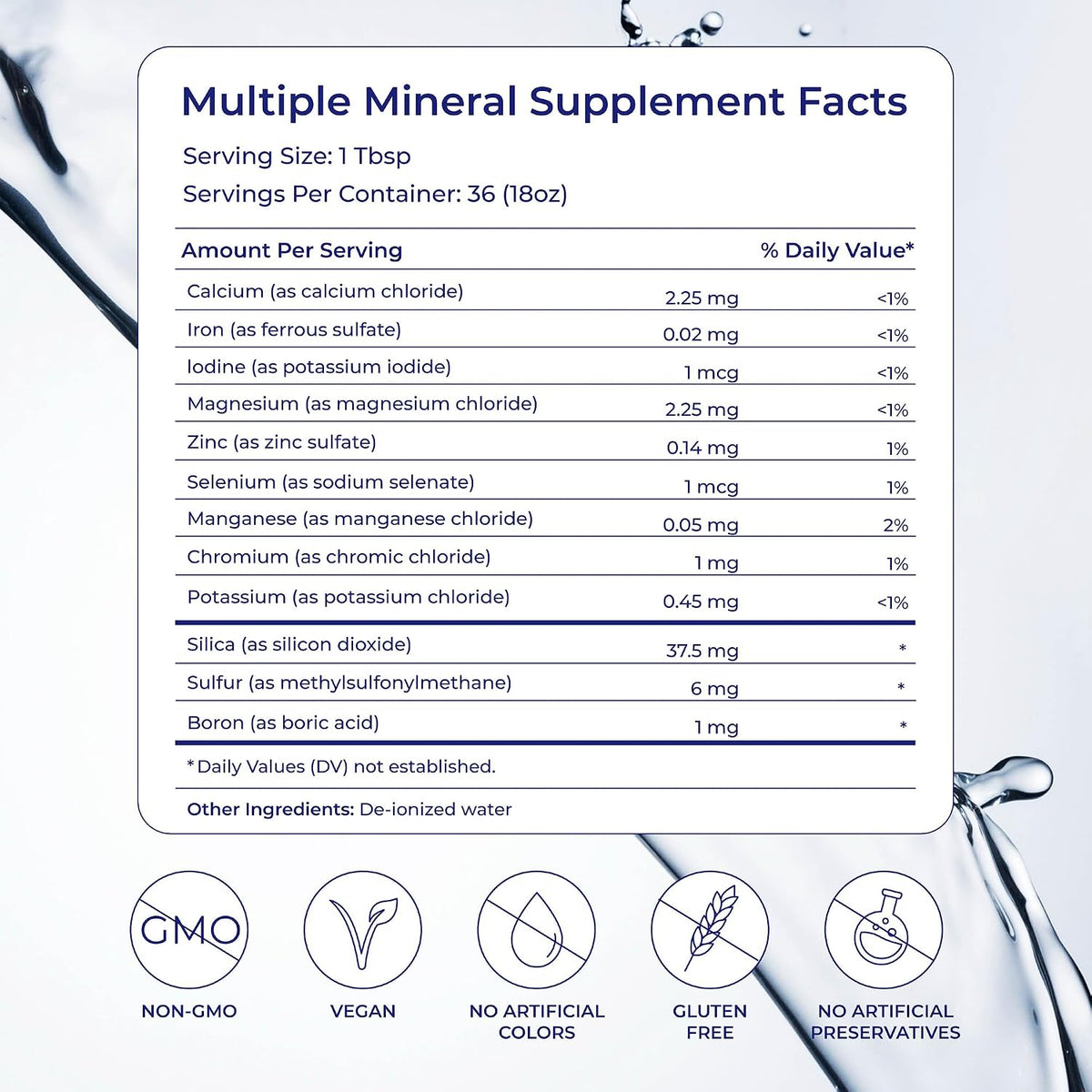 Eidon Ionic Minerals - Multiple Minerals Supplement, 532 ml - görsel 2