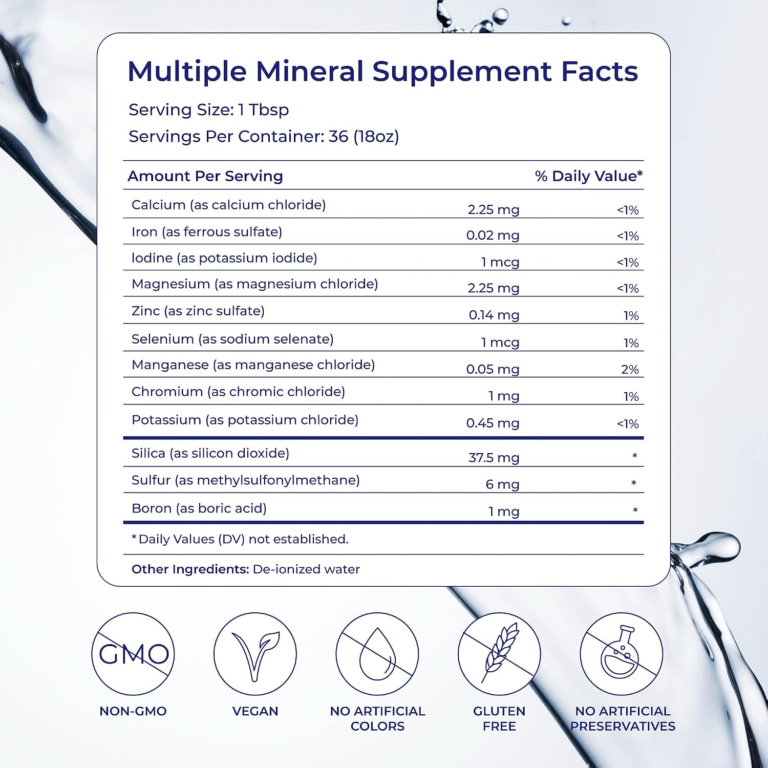 Eidon Ionic Minerals - Multiple Minerals Supplement, 532 ml - görsel 2
