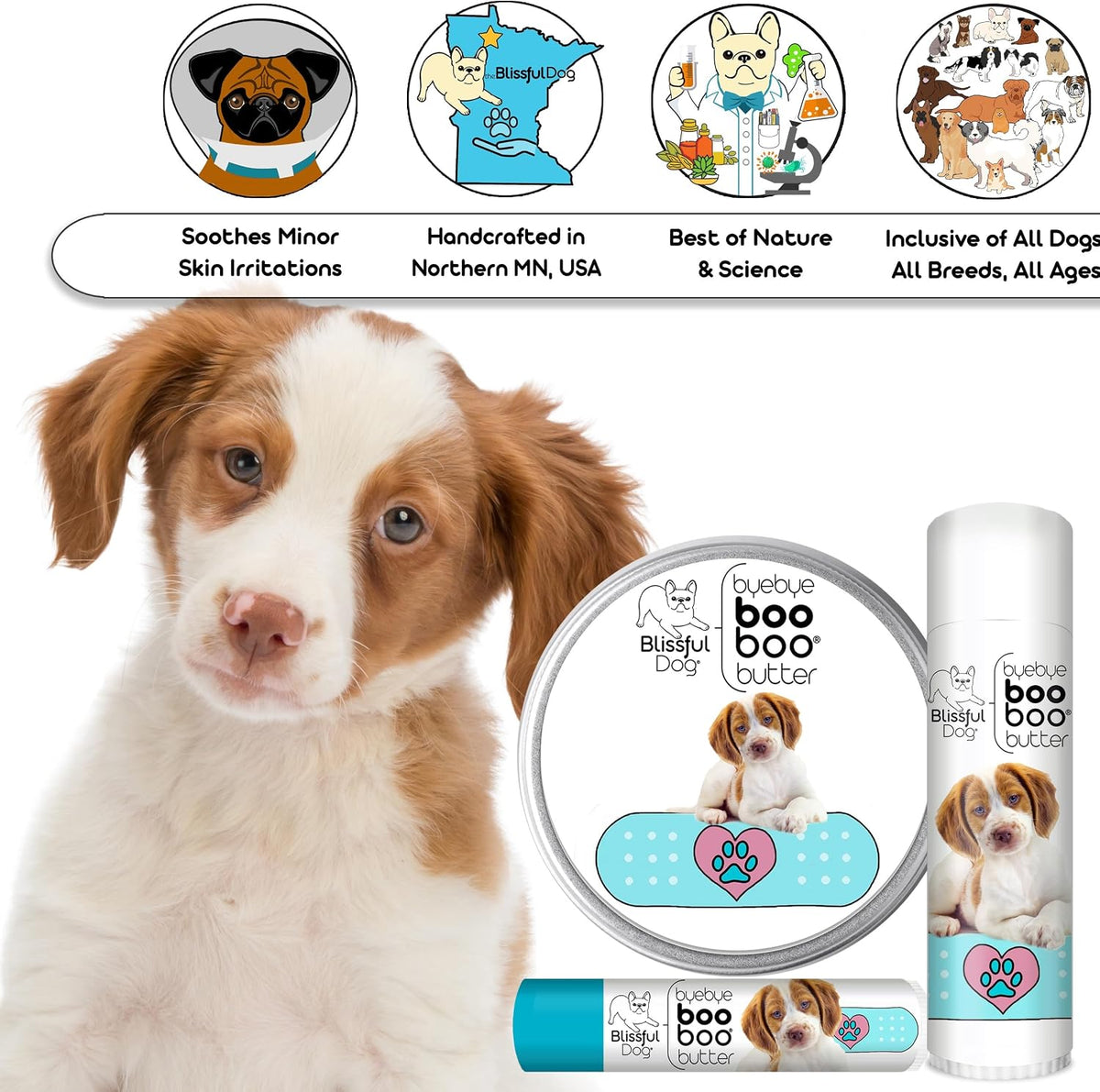 The Blissful Dog 14g Tube Brittany Booboo Butter - görsel 6