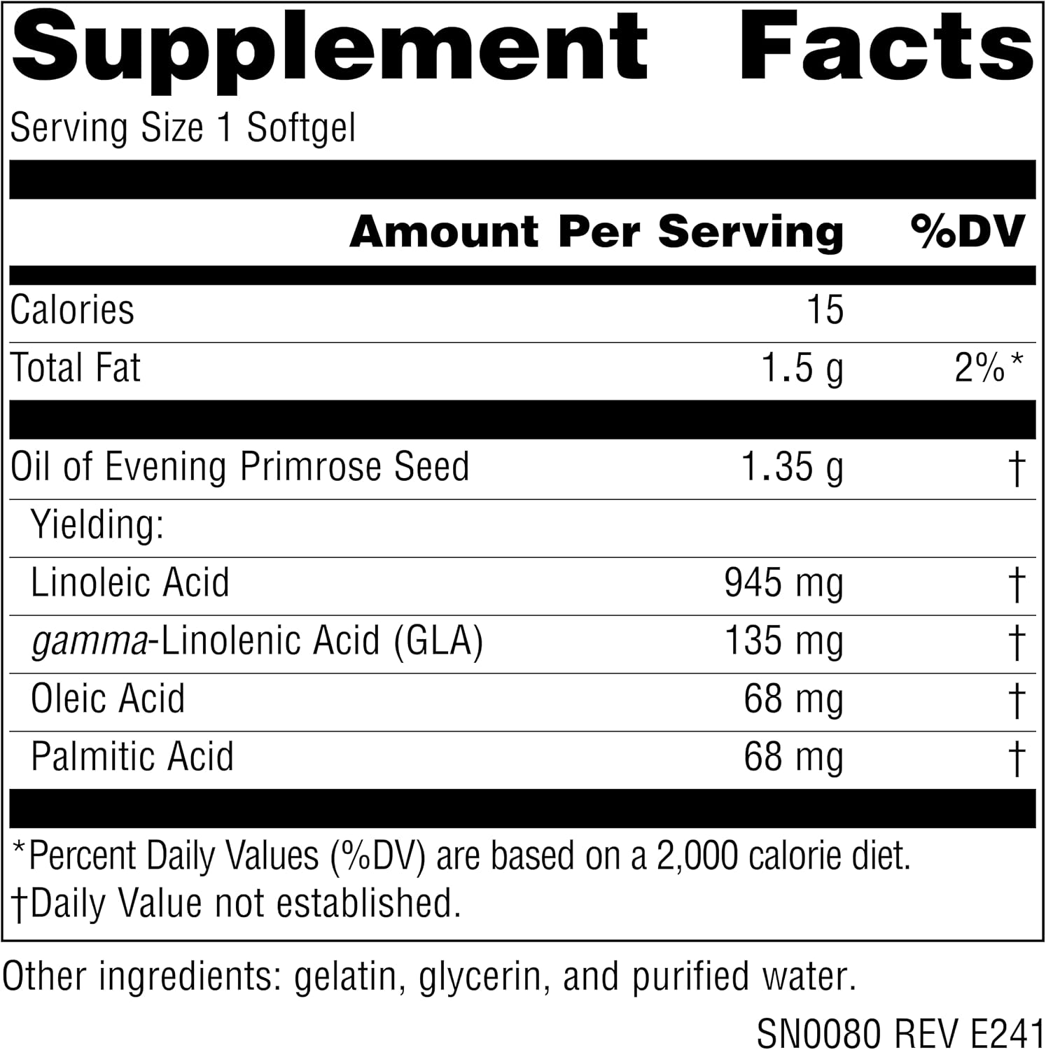 Source Naturals Evening Primrose Oil, Hexane Free, Cold-Pressed - 1350mg, 120 Softgels - görsel 5
