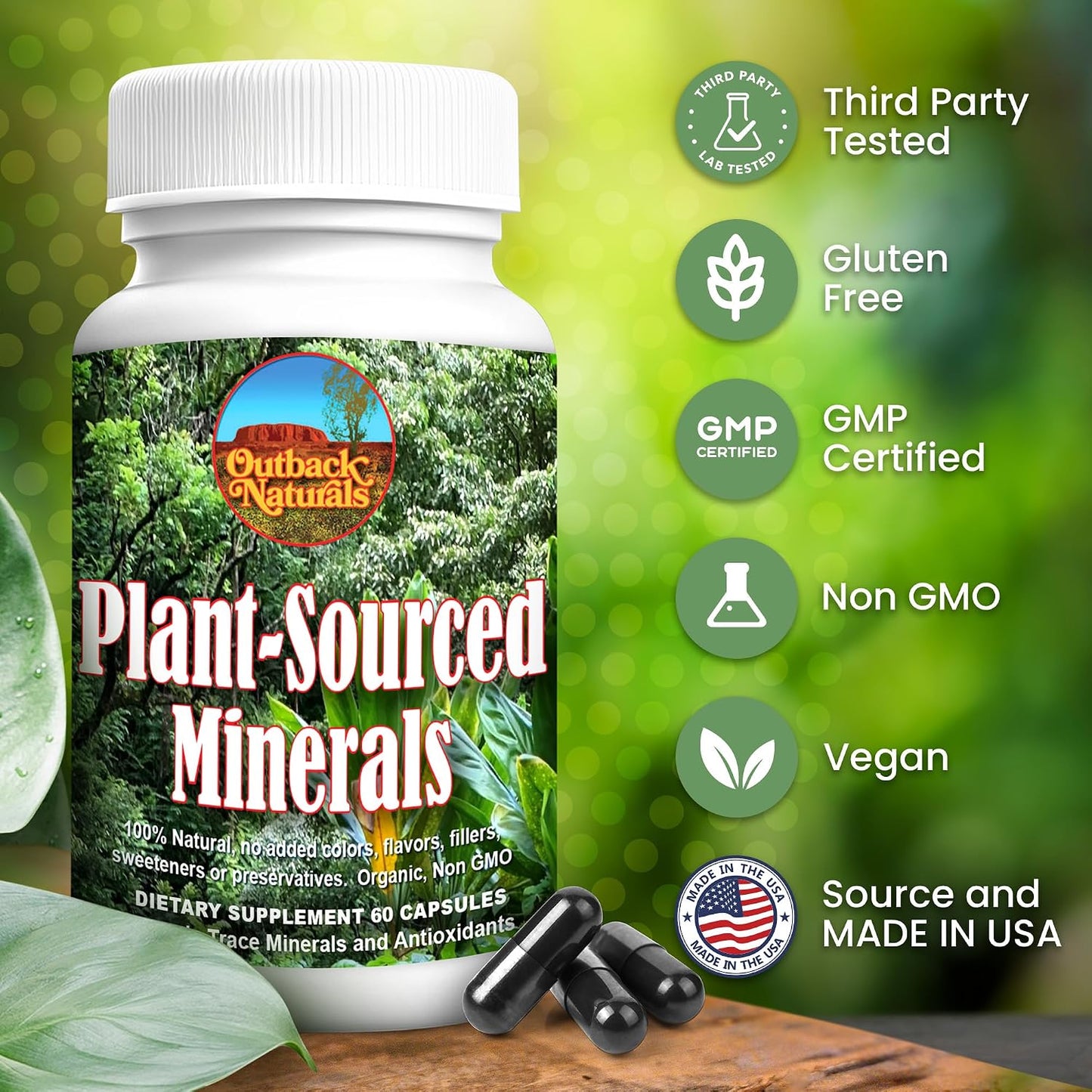 Plant-Sourced Minerals – 60 Capsules - görsel 7