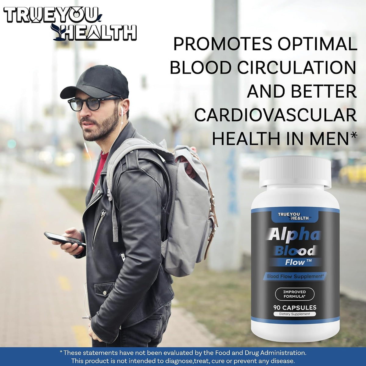 Alpha Blood Flow – Improved Formula – Circulation Support Supplement for Men and Women - görsel 5