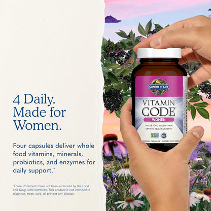 Garden of Life Vitamin Code Women's Multivitamin with Iron and Folate