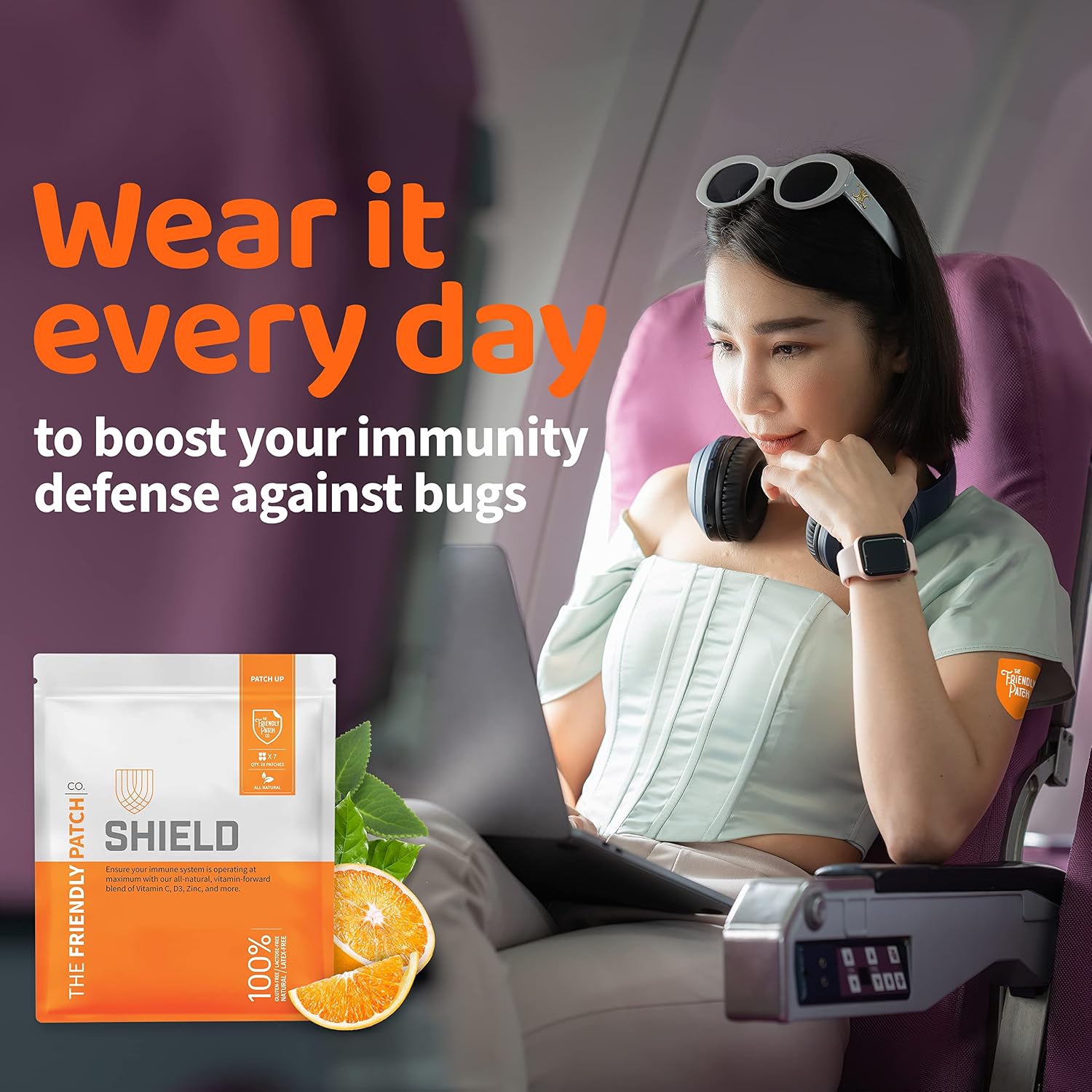The Friendly Patch Shield Immunity Support Patch – 28 Patches - görsel 3