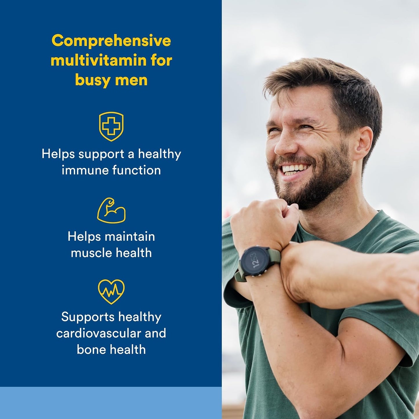 Natural Factors Men's Multivitamin & Mineral - 60 Tablets - görsel 2
