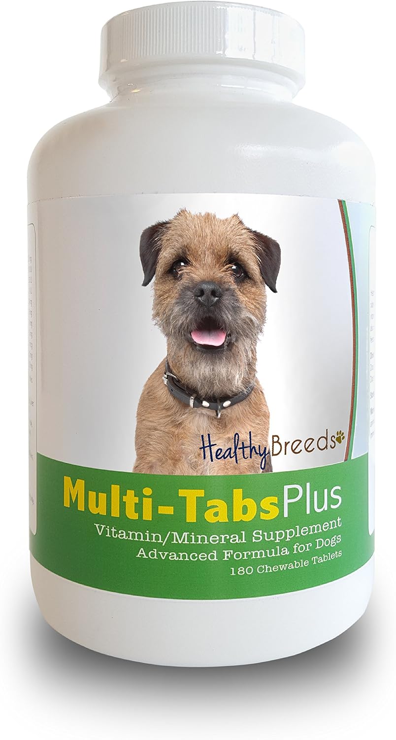 Healthy Breeds Border Terrier Multi-Tabs Plus Chewable Tablets – 180 Count - görsel 1