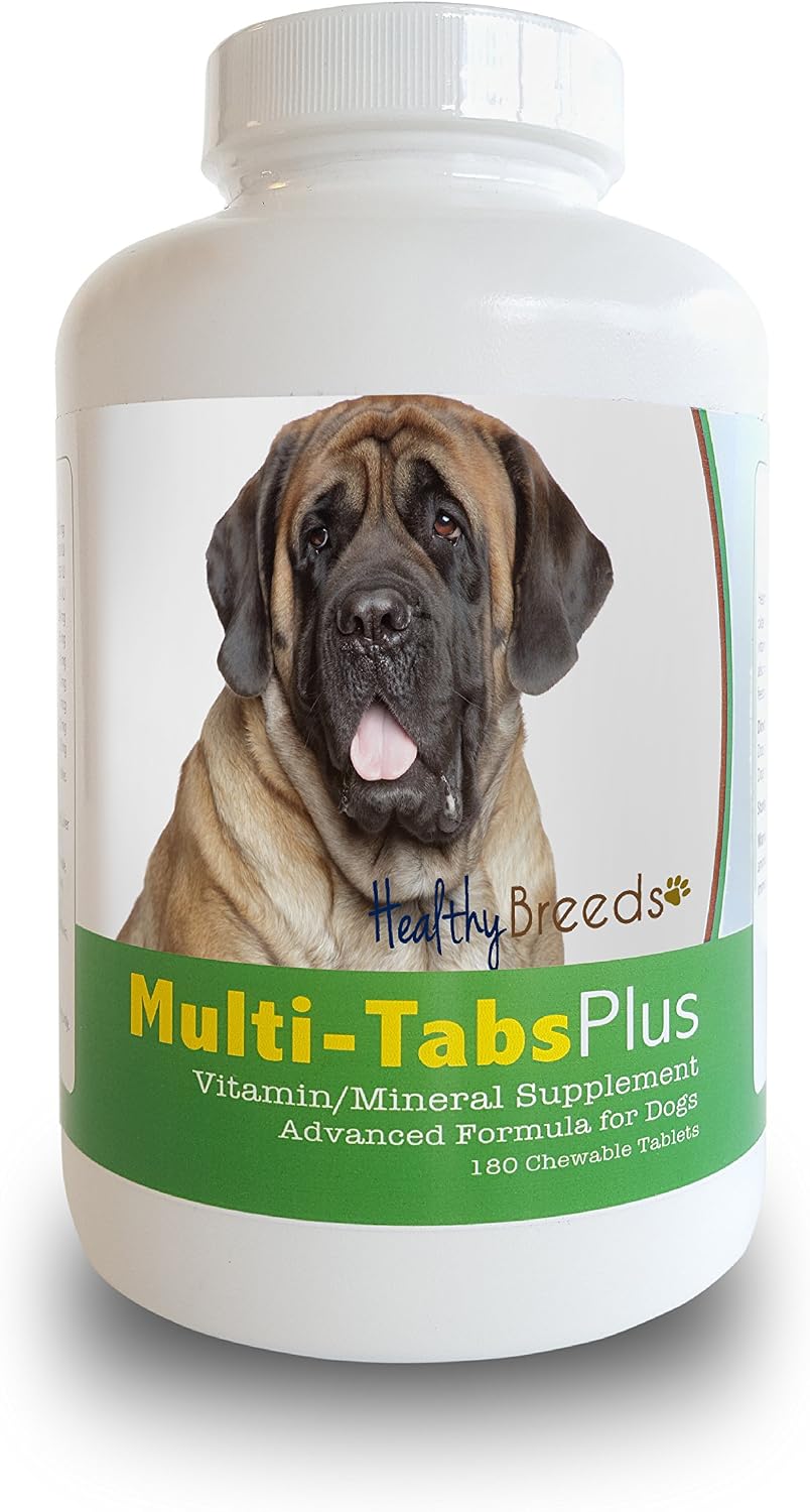 Healthy Breeds Mastiff Multi-Tabs Plus Chewable Tablets 180 Count - görsel 1