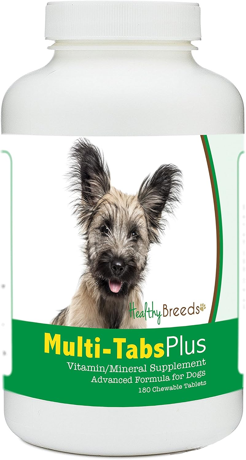 Healthy Breeds Skye Terrier Multi-Tabs Plus Chewable Tablets, 180 Count - görsel 1