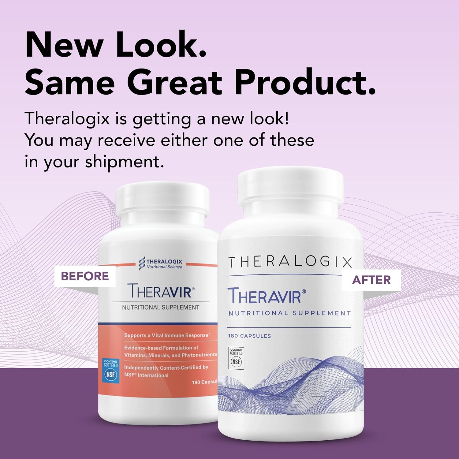 Theralogix Theravir Immune Support Supplement – 90-Day Supply – NSF Certified – 180 Capsules - görsel 3