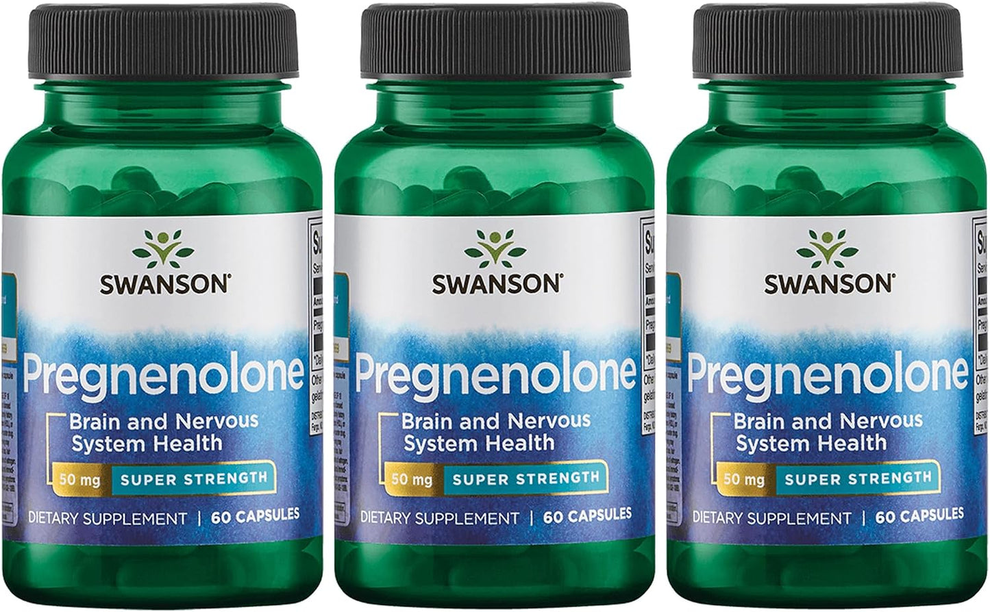 Swanson Super-Strength Pregnenolone 50 mg, 60 Capsules (2-Pack) - görsel 8