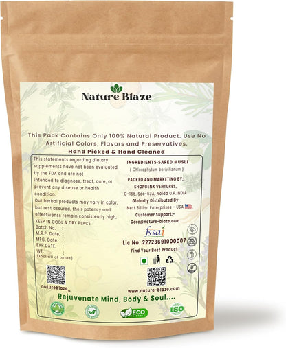 Pure and Natural Safed Musli Powder 200g