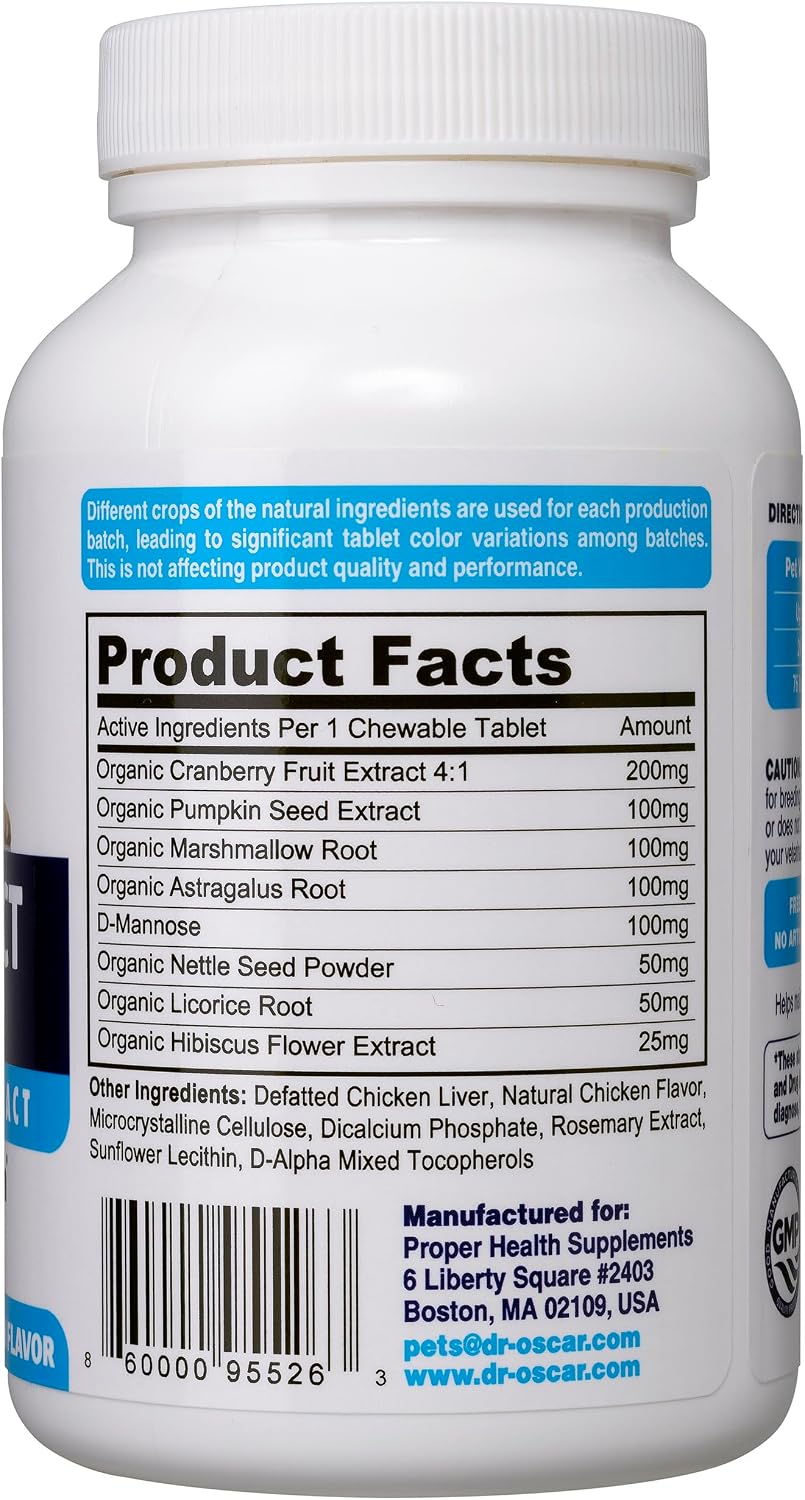 Dr. Oscar Dog UTI Treatment – Urinary Tract & Bladder Support Chews - görsel 2