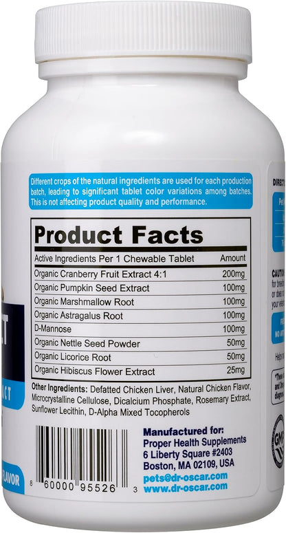 Dr. Oscar Dog UTI Treatment – Urinary Tract & Bladder Support Chews