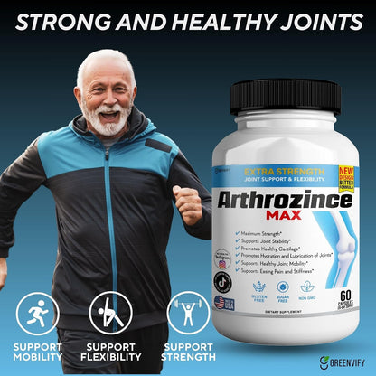 Arthrozince Max Extra Strength Joint Support (60 Capsules)
