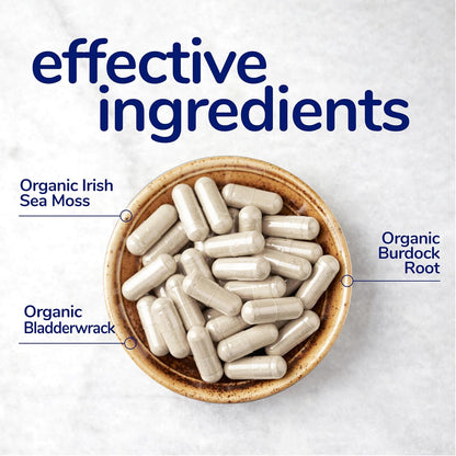 Her Own Irish Sea Moss Capsules with Burdock Root & Bladderwrack