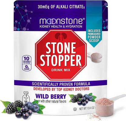 Moonstone Stone Stopper Drink Mix, Wild Berry