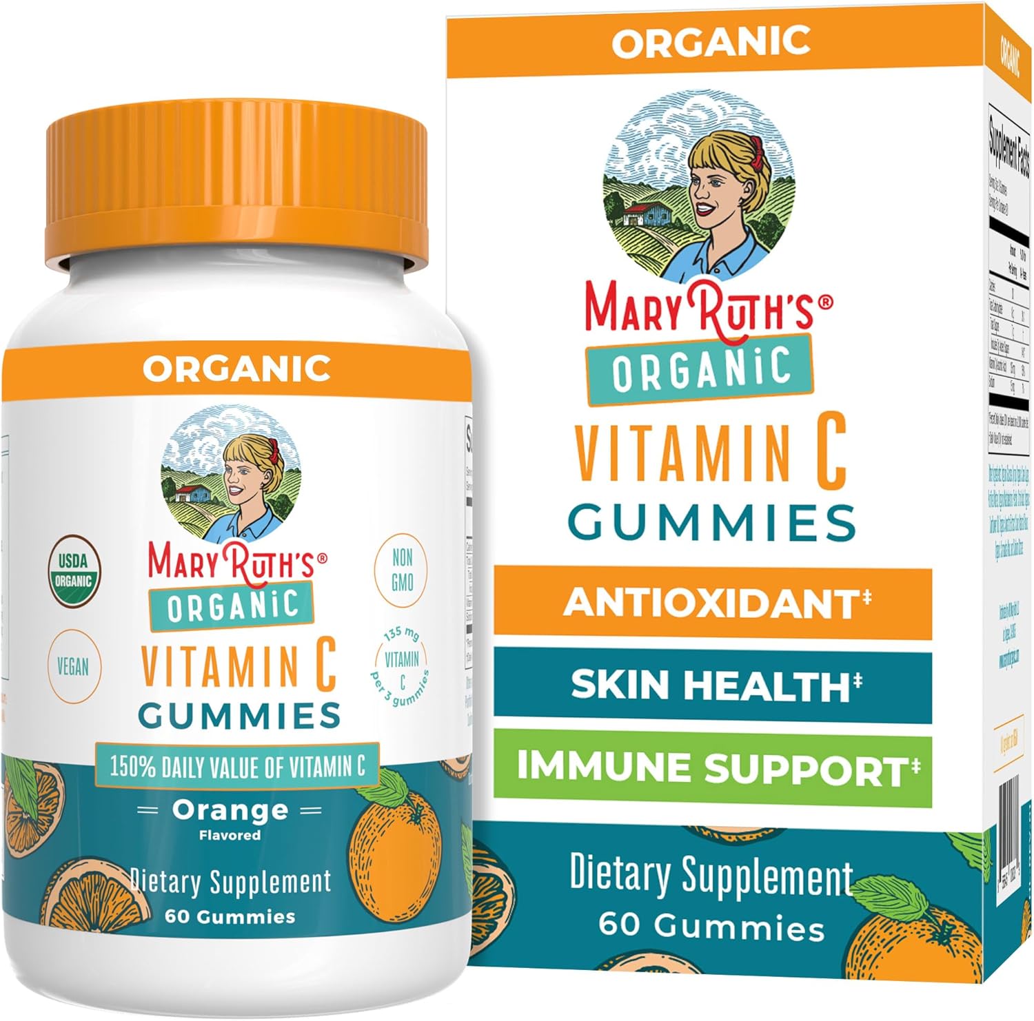 MaryRuth's Kids Vitamin C Gummies - Organic, Vegan, Immune Support - görsel 10
