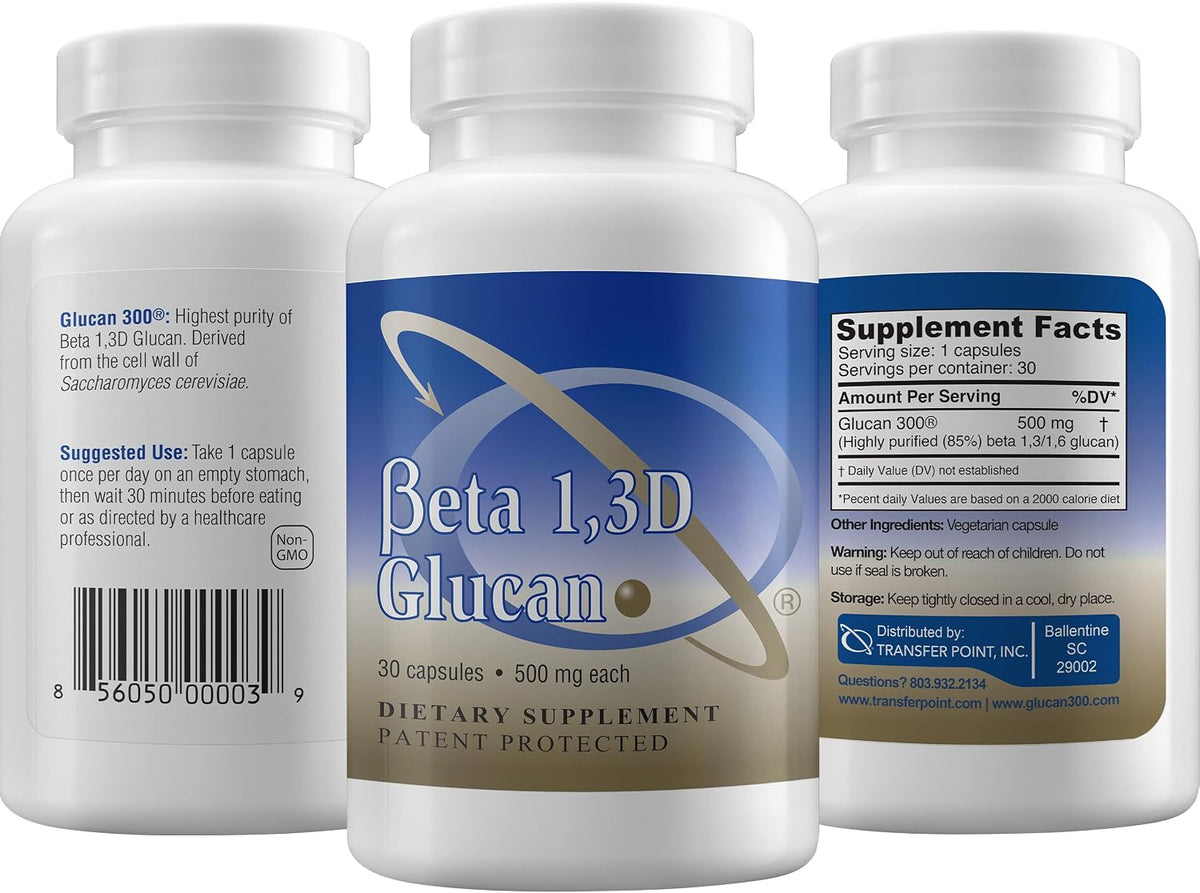 Transfer Point Beta 1,3D Glucan 500 mg, 30 Capsules - görsel 4