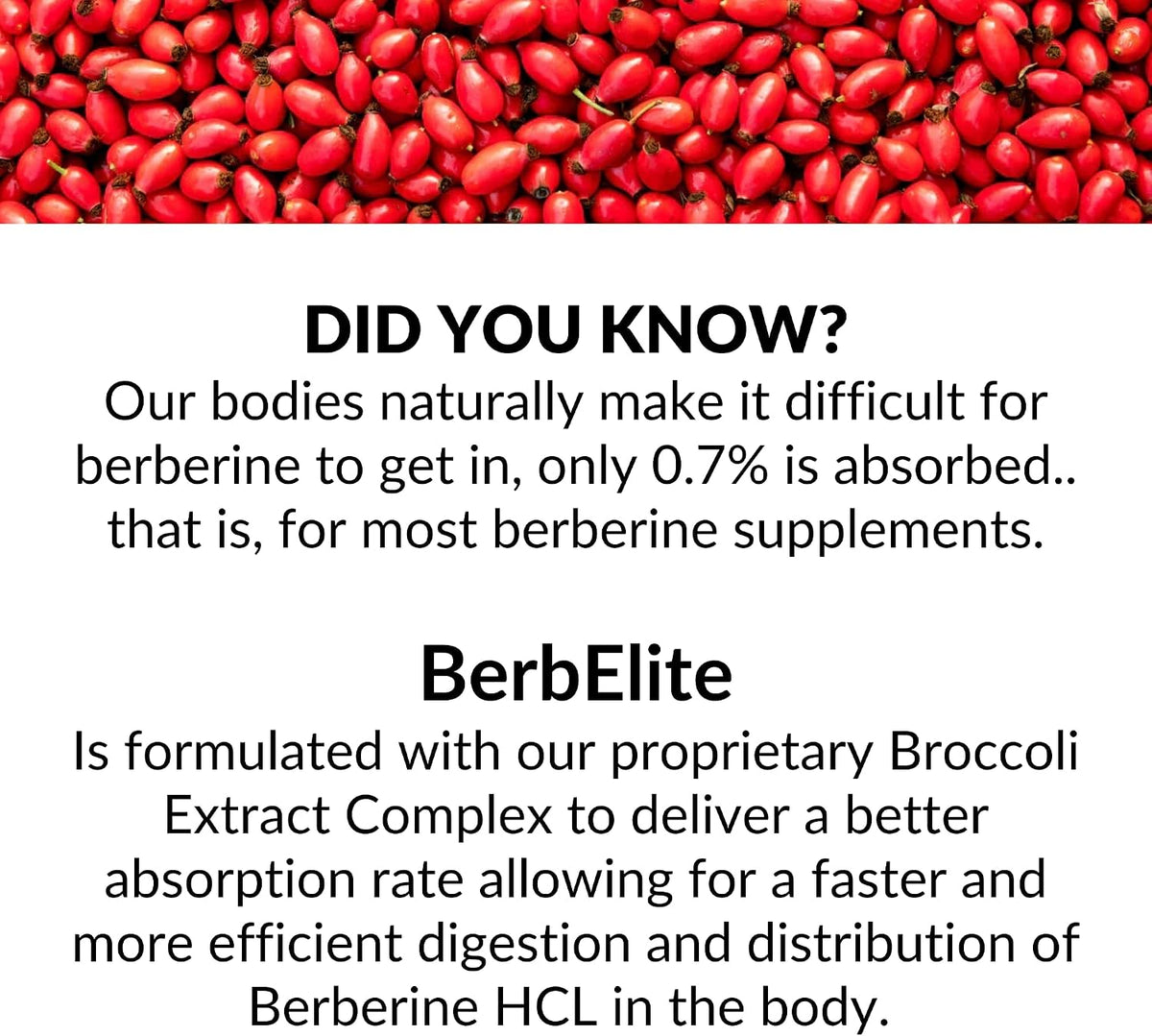 Mara Labs BerbElite - 350mg Berberine HCL with Broccoli Seed Complex - 60 Vegan Capsules - görsel 4
