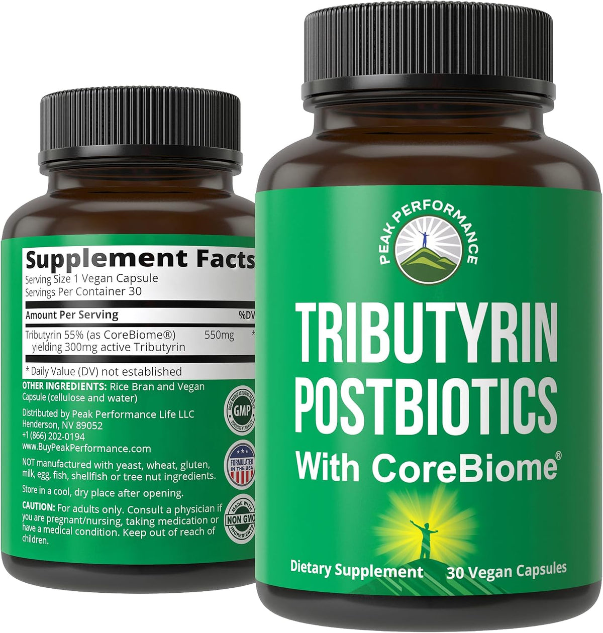 CoreBiome Tributyrin Postbiotic Supplement – Clinically Tested for Gut Health - görsel 1