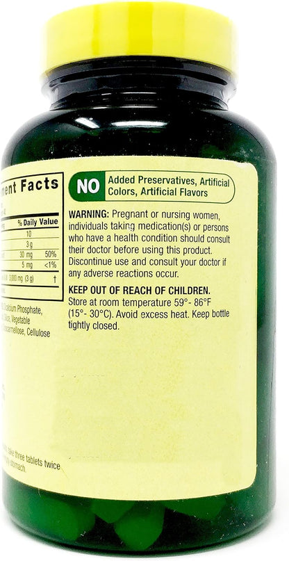 Spring Valley Collagen 1,000 mg Plus Vitamin C, Type 1 & 3, 120 Tablets