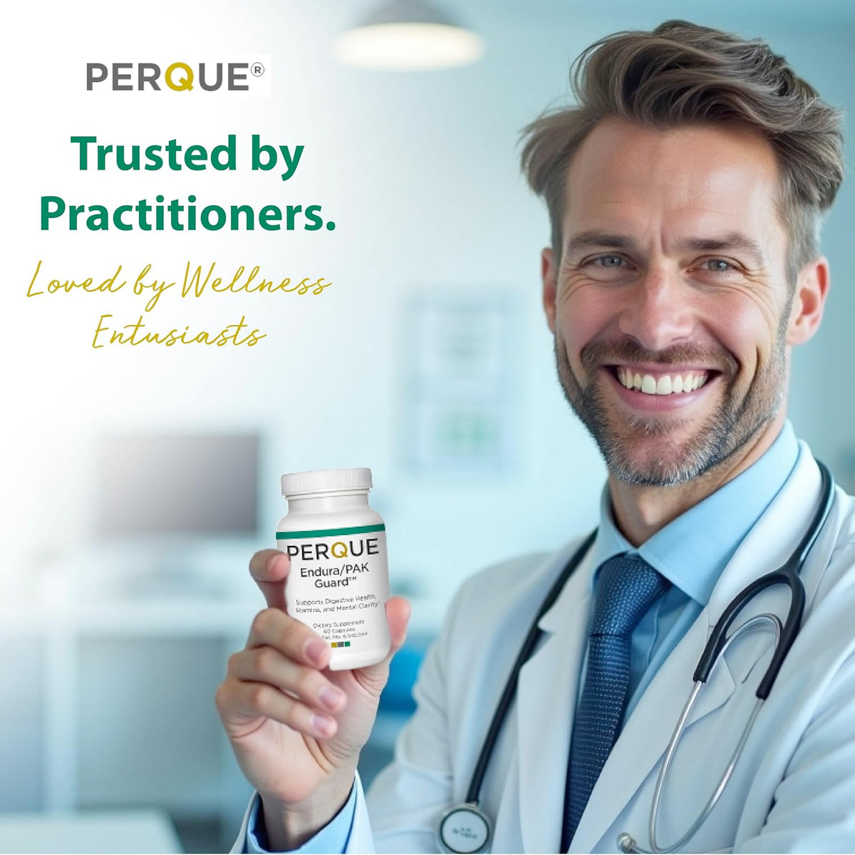 PERQUE Endura/Pak Guard 60 Capsules – Muscle Function & Energy – Non-GMO, Gluten-Free, Vegetarian - görsel 3