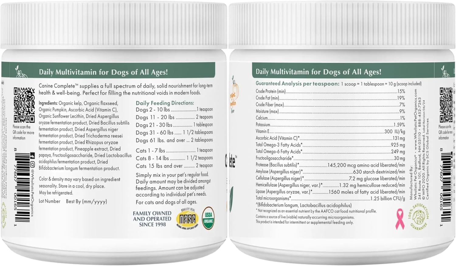 Puppy Multivitamin Powder – Daily Dog Supplement for Homemade Food – Supports Immune System, Skin, Coat & Overall Health – All Breeds – 22 Scoops - görsel 8