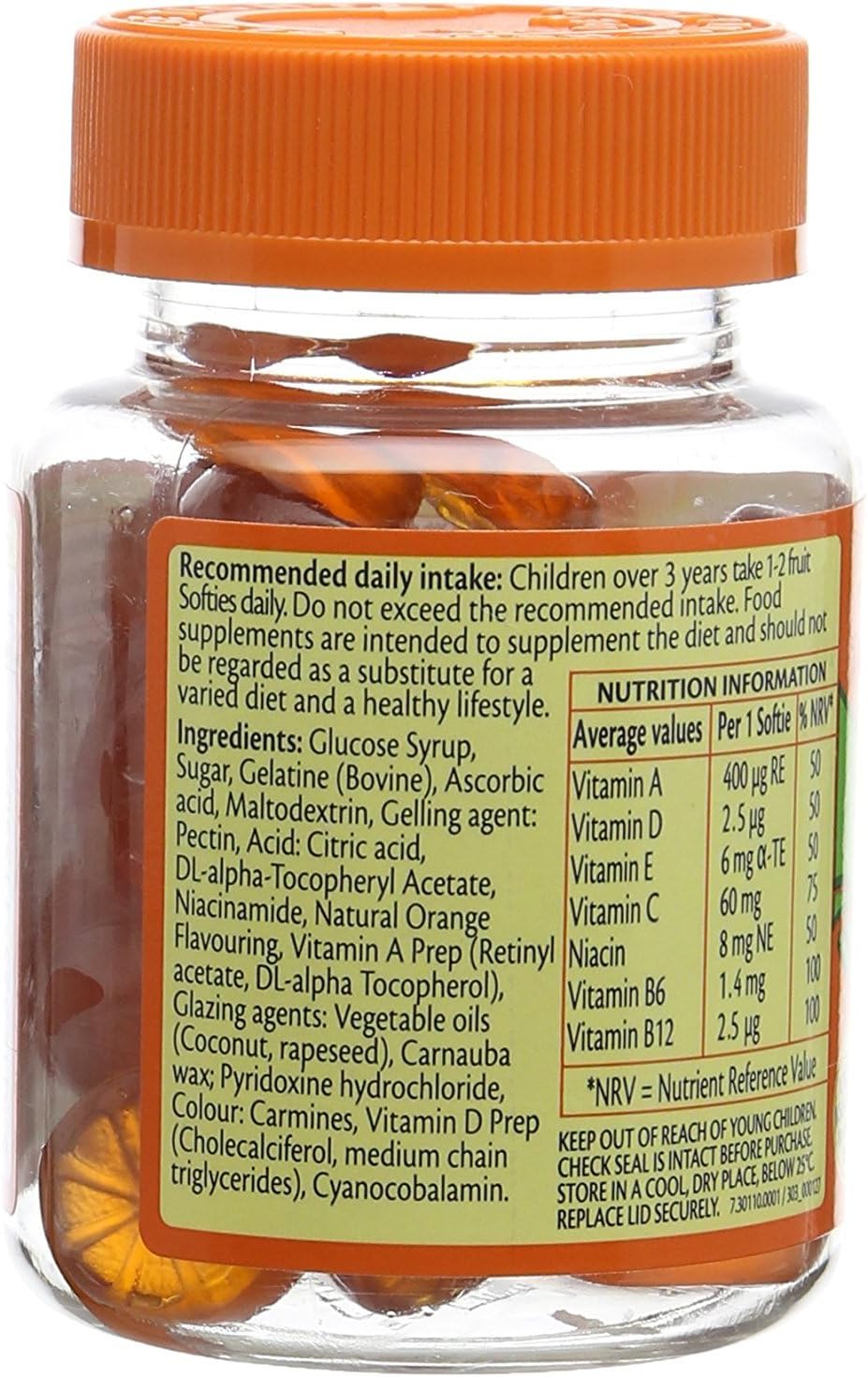 Haliborange Orange Multivitamin Softies for Children - 30 Count - görsel 2