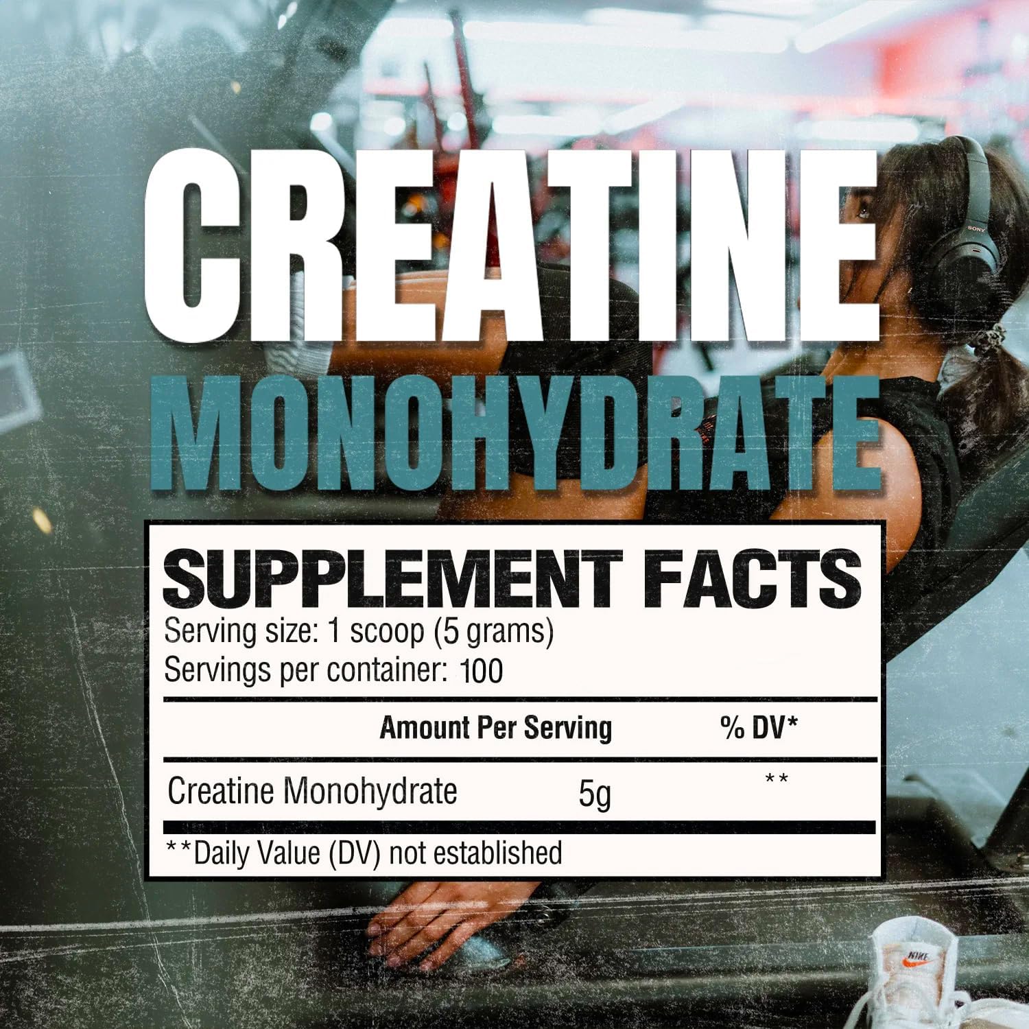 Raw Creatine Monohydrate Powder, 100 Servings, Unflavoured, 510g – Micronised Creatine for Muscle Strength, Recovery & Performance - görsel 3