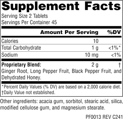 Planetary Herbals Three Spices Sinus Support Tablets