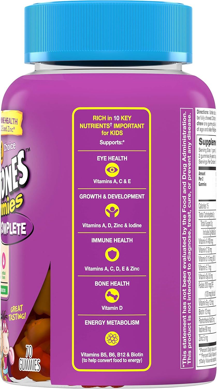 Flintstones Complete Gummy Multivitamin, 70-Count (Pack of 2) - görsel 5