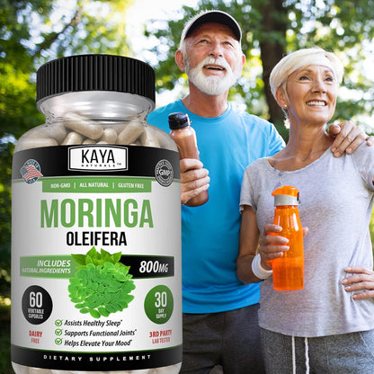 Kaya Naturals Moringa Leaf Extract – Complete Greens Superfood Food Supplement – 60 Vegetable Capsules – Image 8