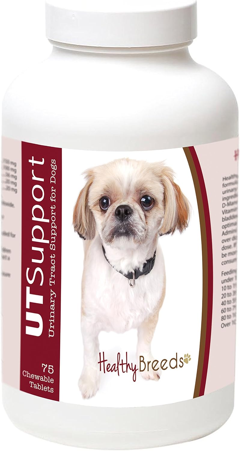 Healthy Breeds Peekapoo Cranberry Chewables - Urinary Tract Support - 75 Count - görsel 1