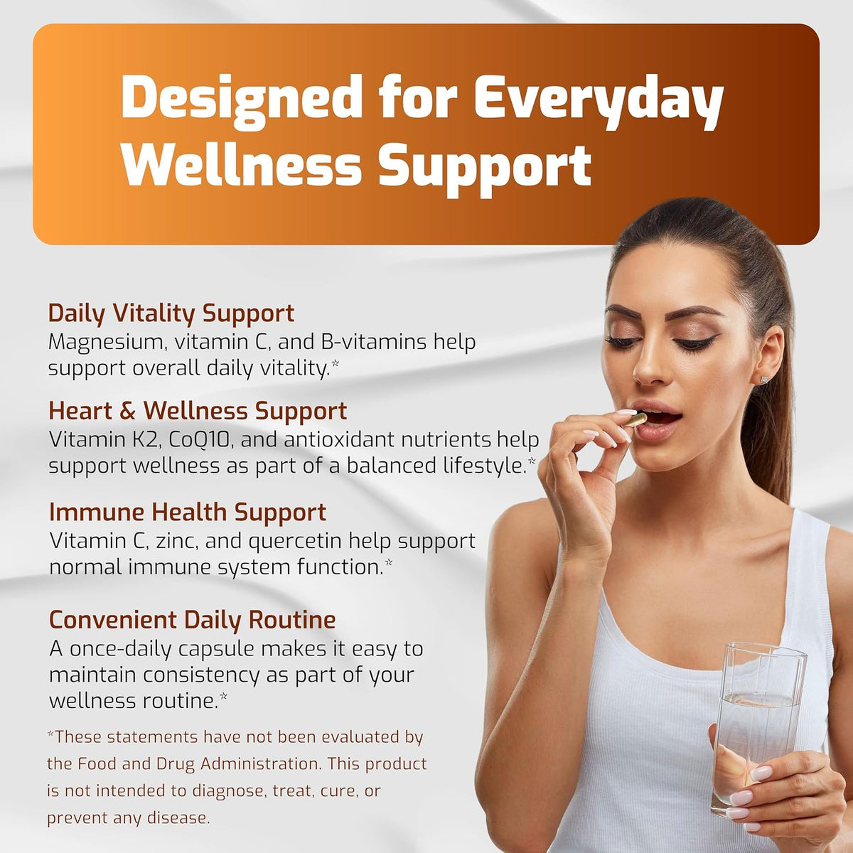 Vegatot Nattokinase Supplement, 10-in-1 Nattokinase Complex 6000 FU with Vitamin K2, CoQ10, Quercetin, Bromelain, and Niacin, Daily Enzyme and Wellness Support*, 150 Capsules, Non-GMO, Gluten-free - görsel 5