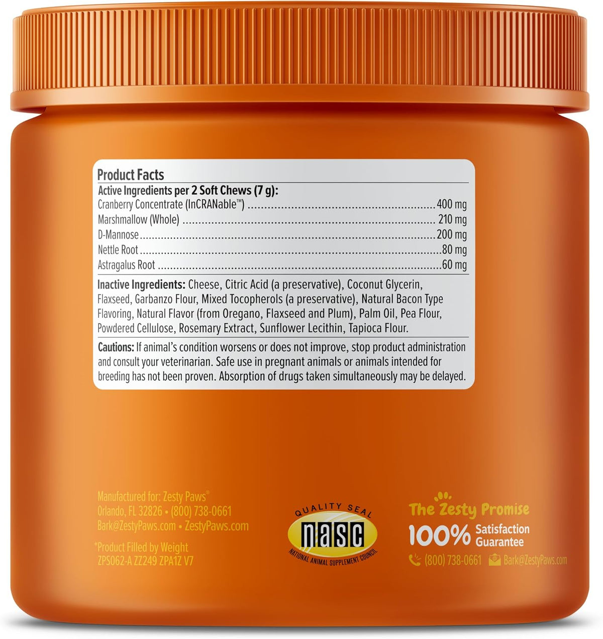 Zesty Paws Cranberry Supplement for Dogs - Urinary Tract Support Chews with D-Mannose - 90 Count - görsel 5