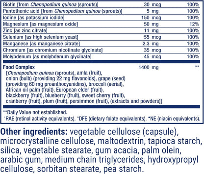 Life Extension Whole Food Multivitamin – Plant-Derived Vitamins A, B, C, D, E & Minerals – Non-GMO, Gluten-Free, Vegetarian – 90 Capsules