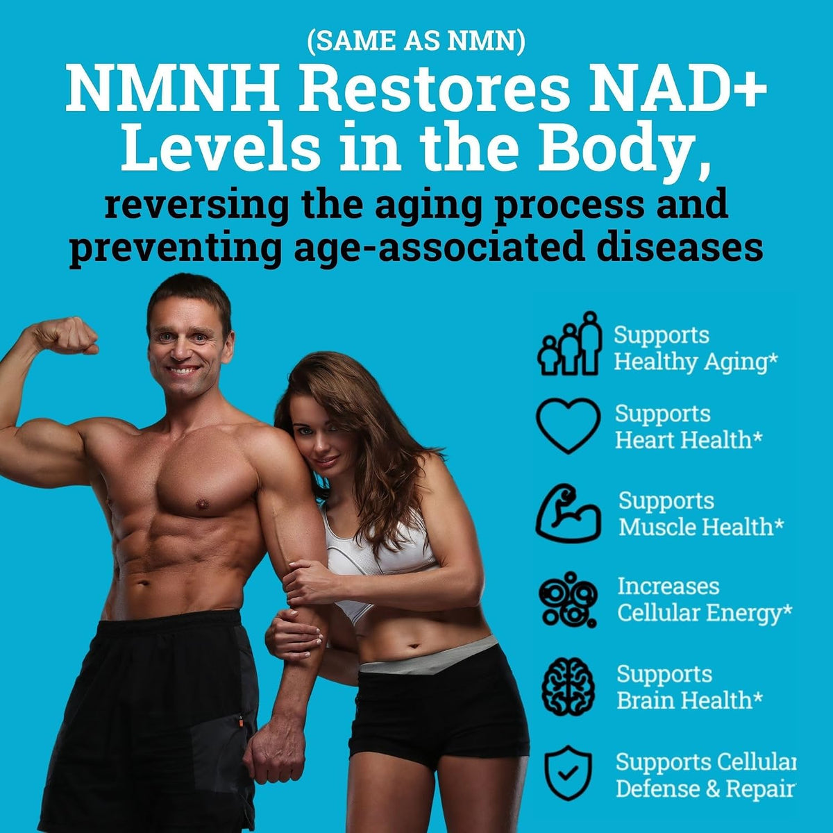 NMNH Supplement 250mg - Pure Dihydro-Nicotinamide Mononucleotide with BioPerine® - görsel 4