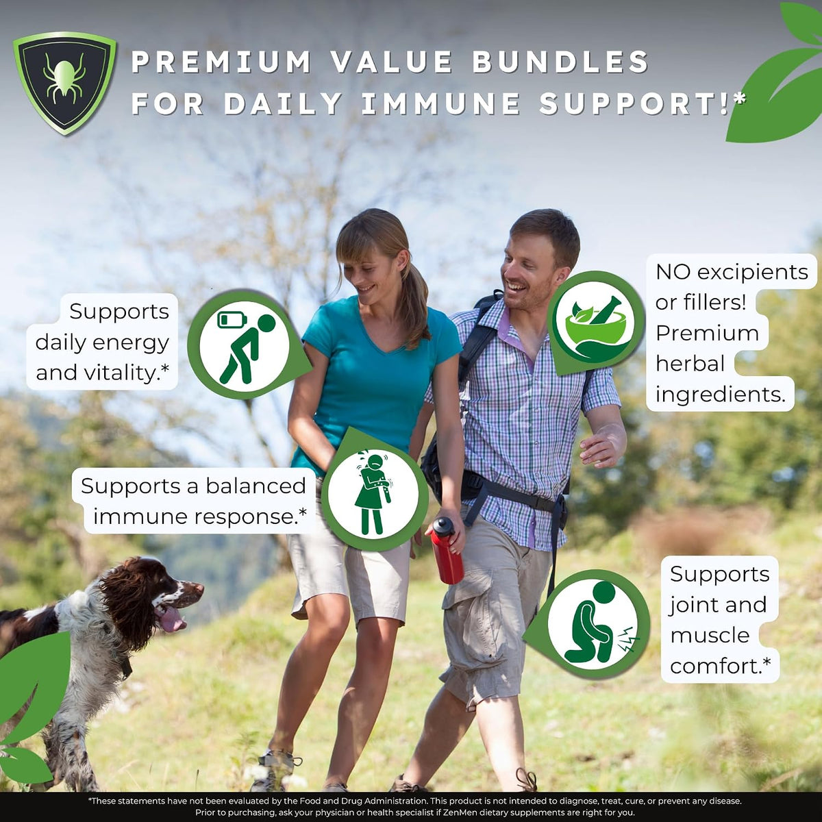 Zenmen Tick Preparedness Method Bundle - – Black Walnut Extract: Traditionally used for its cleansing properties, – Image 2