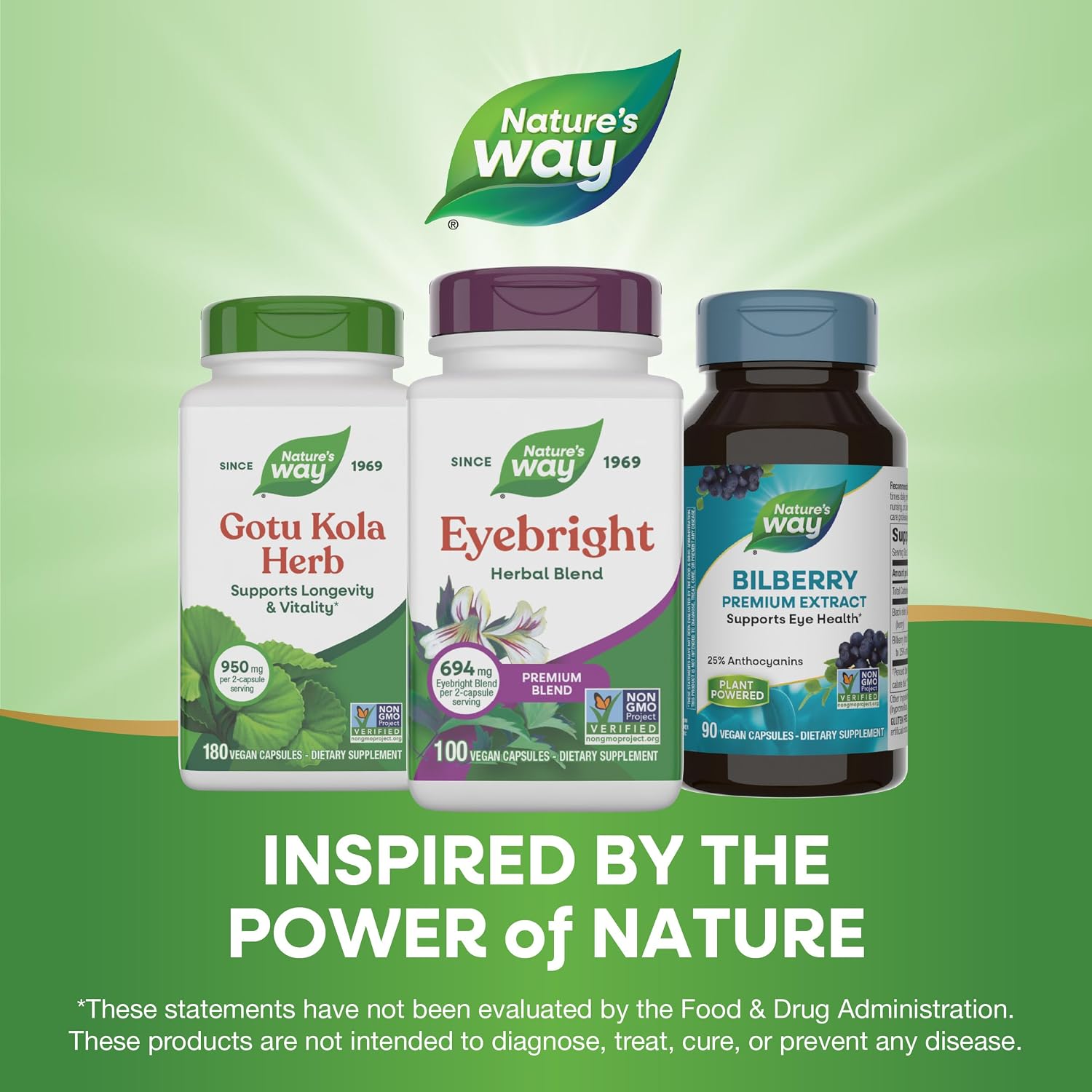 Nature's Way Eyebright Herb Premium Blend, 100 Capsules - görsel 7