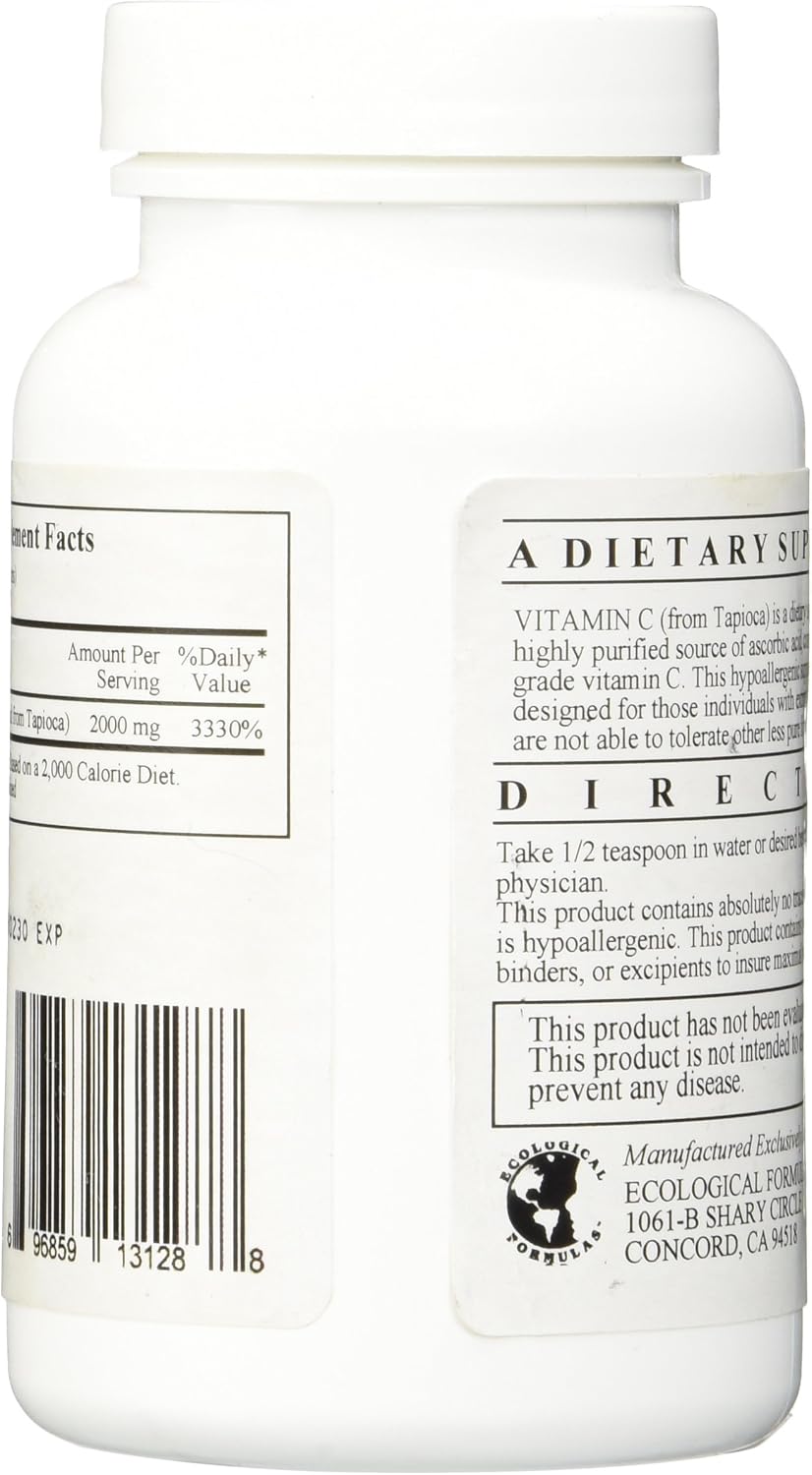 Ecological Formulae - Vitamin C from Tapioca 150 g - görsel 2