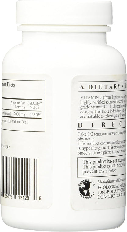 Ecological Formulae - Vitamin C from Tapioca 150 g