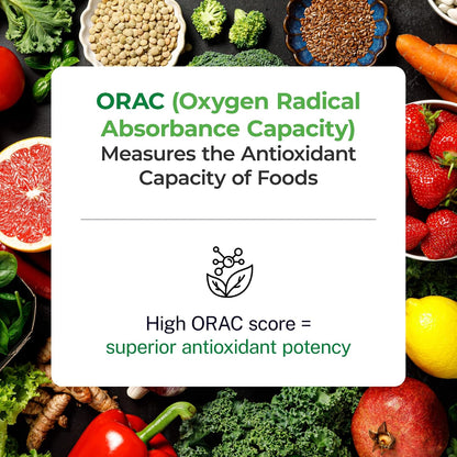 Paradise ORAC Energy Greens Powder Extract – Super Antioxidants, Probiotics and Spirulina, 60 Servings
