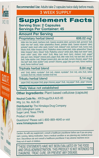 Himalaya GlucoCare – Herbal Support for Glucose Metabolism & Pancreatic Health