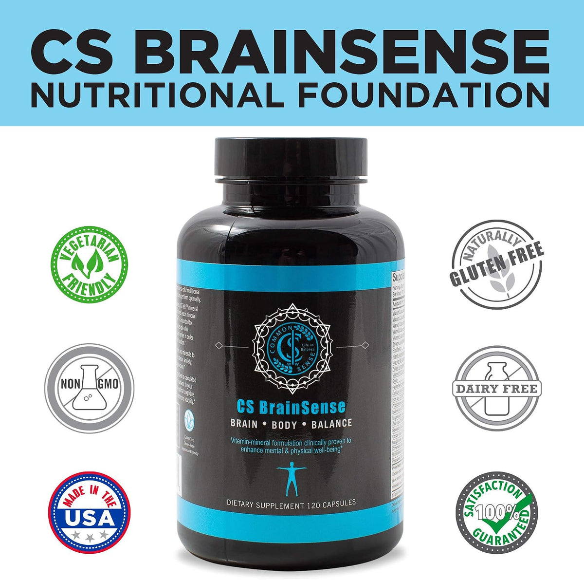 BrainSense Mood Stabiliser & Brain Supplement - görsel 2