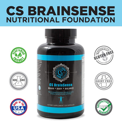 BrainSense Mood Stabiliser & Brain Supplement