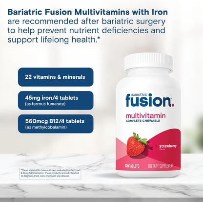 Bariatric Fusion Complete Chewable – Vitamin B12 : Vital for nerve health and energy production; often deficient – Image 5