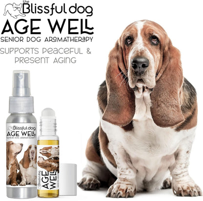 The Blissful Dog Basset Hound Age Well Spray Aromatherapy