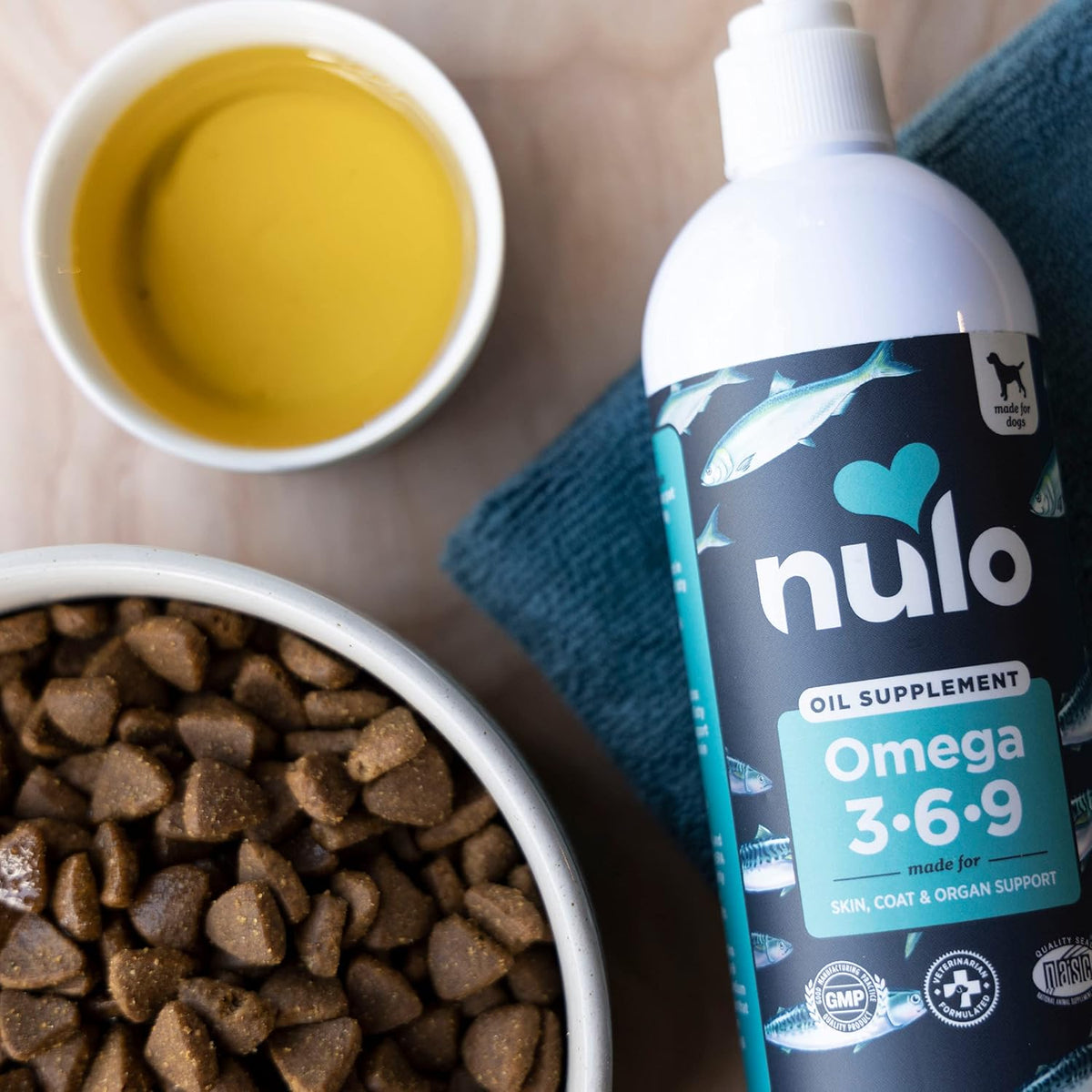 Nulo Omega 3-6-9 Fish Oil for Dogs and Puppies, Supports Skin & Coat Health, Joint Health, Heart Health, 473 ml - görsel 7