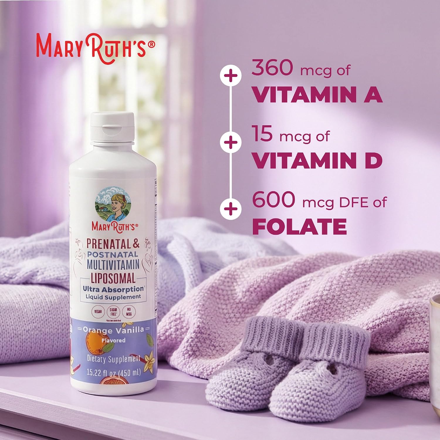 MaryRuth’s Prenatal & Postnatal Multivitamin Liposomal - görsel 7