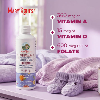 MaryRuth’s Prenatal & Postnatal Multivitamin Liposomal